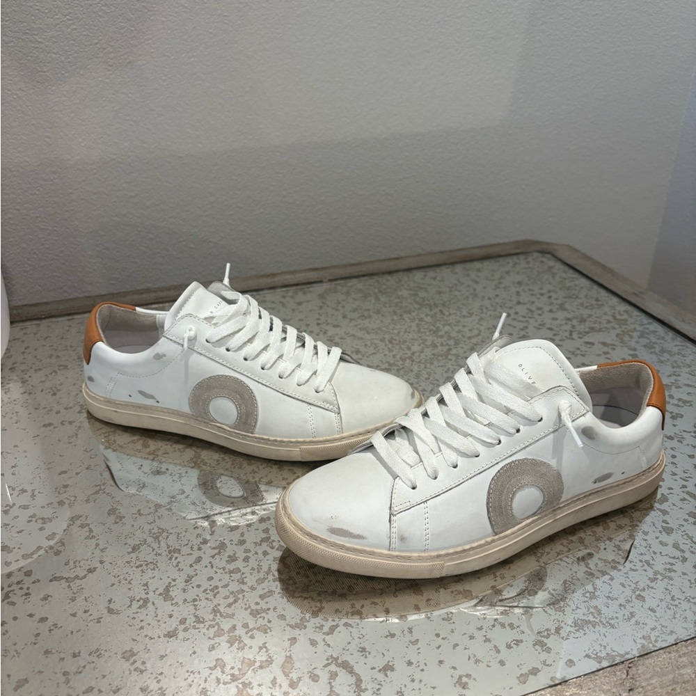 Oliver Cabell Low 1 Sneakers Size 39 Shoes Tan/White and gray Great condition